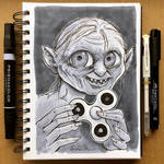 Inktober Day 9 - Precious by TsaoShin