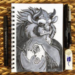 Inktober Day 13 - Guarded by TsaoShin