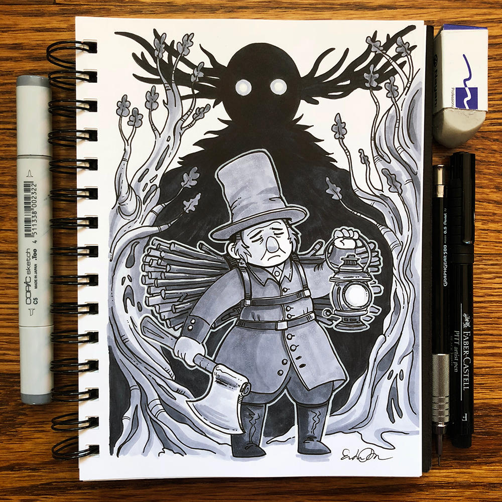 Inktober Day 24 - Chop by TsaoShin