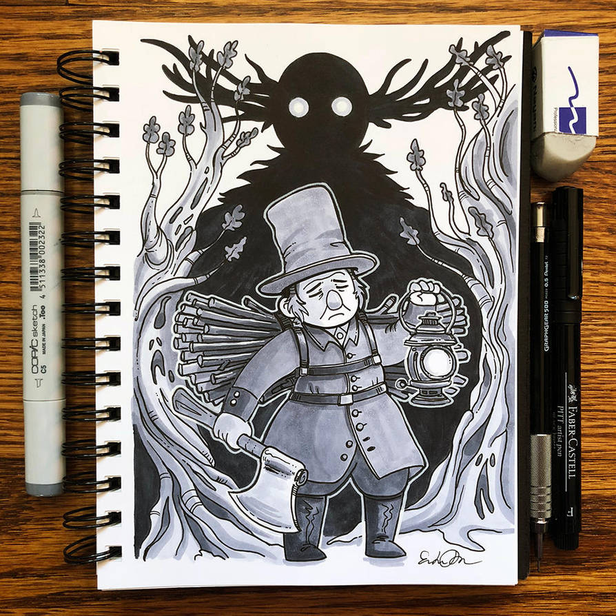 Inktober Day 24 - Chop by TsaoShin