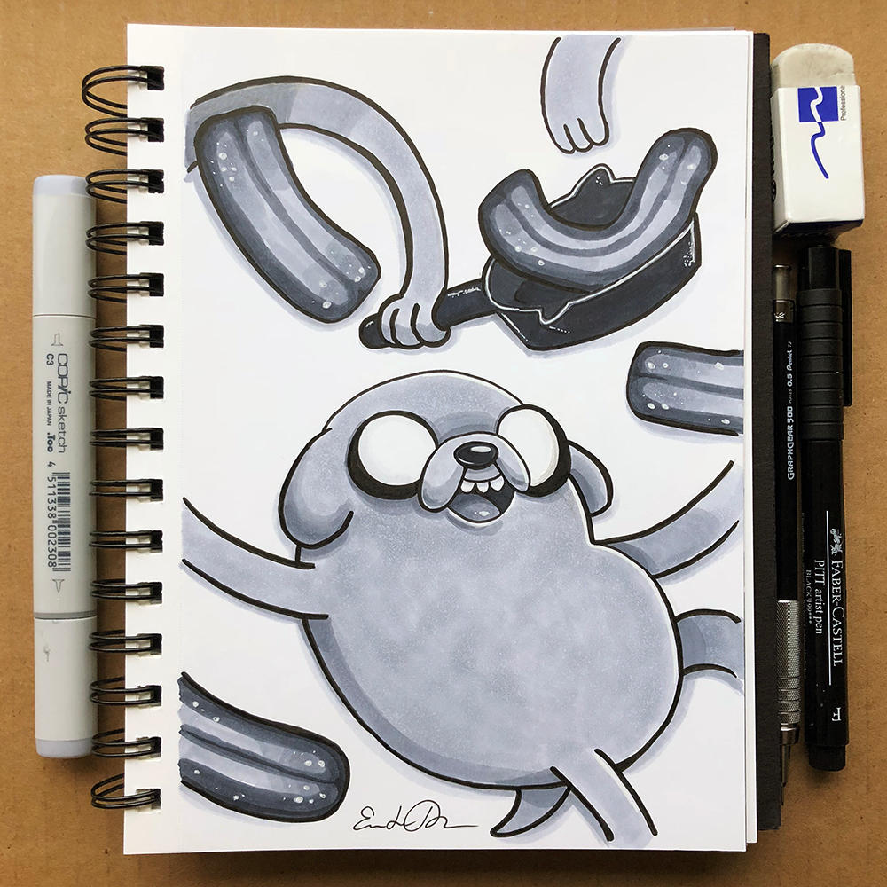 Inktober Day 26 - Stretch by TsaoShin