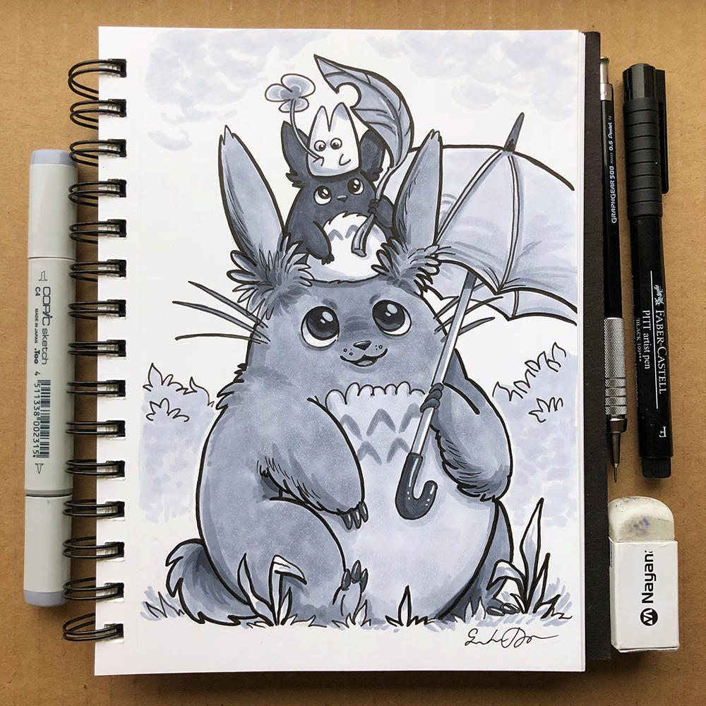 Inktober Day 28 - Gift by TsaoShin