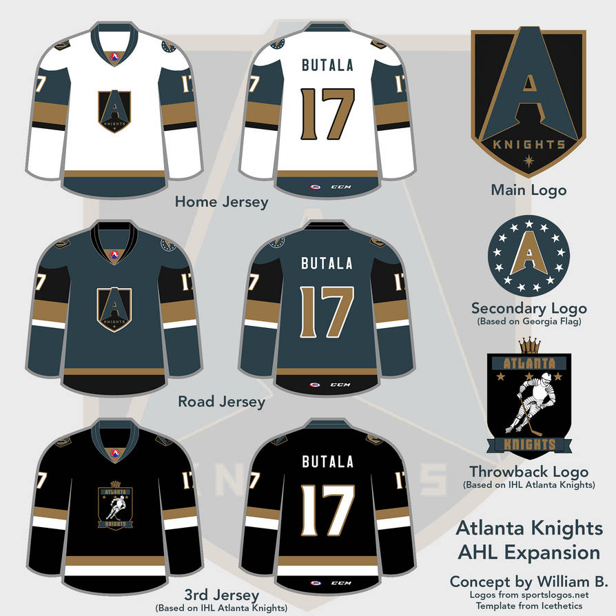 Atlanta Knights AHL concept by willb892