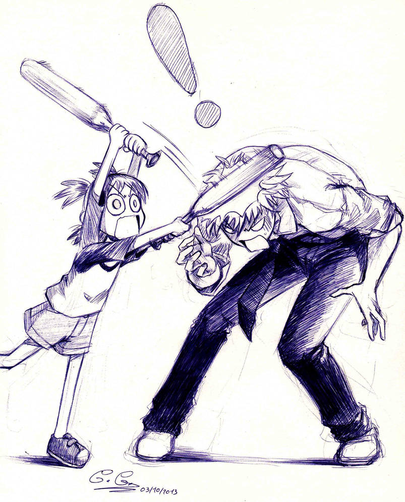 Yotsuba and Yanda by SalamiCC