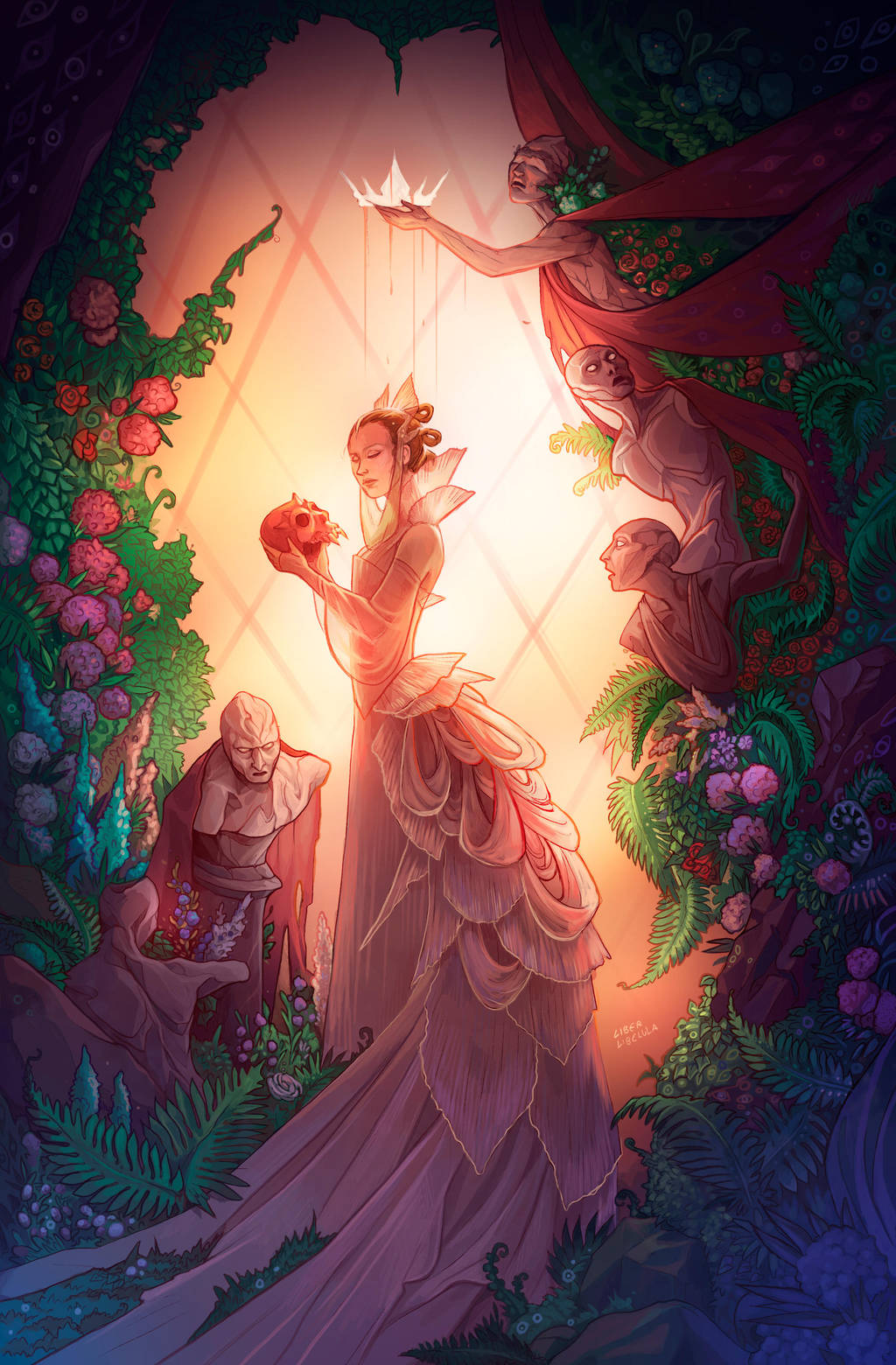 The whispers in the greenhouse by LiberLibelula