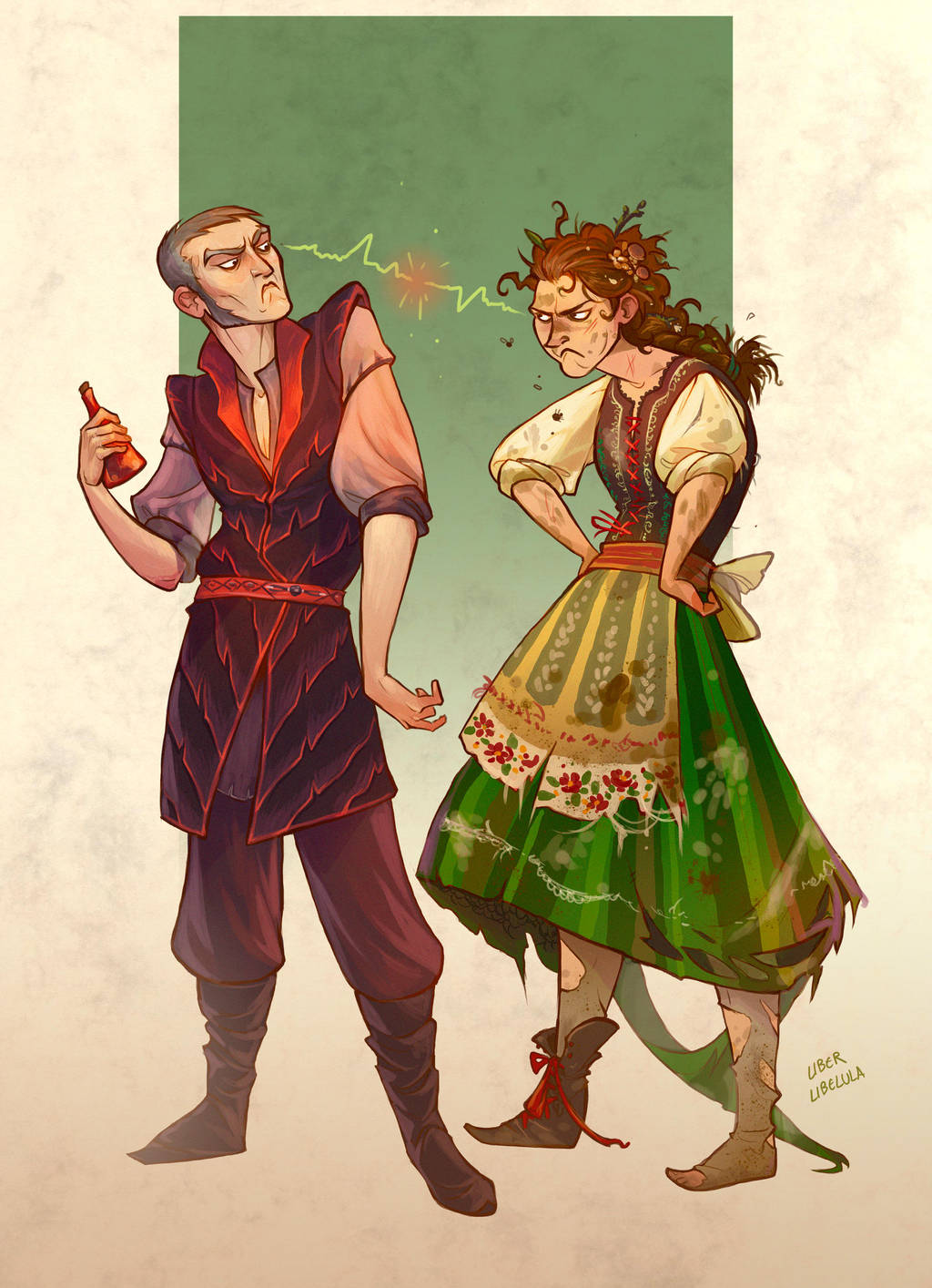 Uprooted - Agnieszka and Sarkan (+Process Video) by LiberLibelula