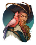 Commission - Captain Barbarrada by LiberLibelula