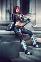Katarina cosplay 2 - Otakuthon 2014 by Rubyfia