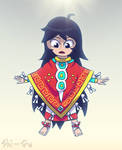 Donaji y el Poncho Magico de Chicahualizteotl by Shi-Gu