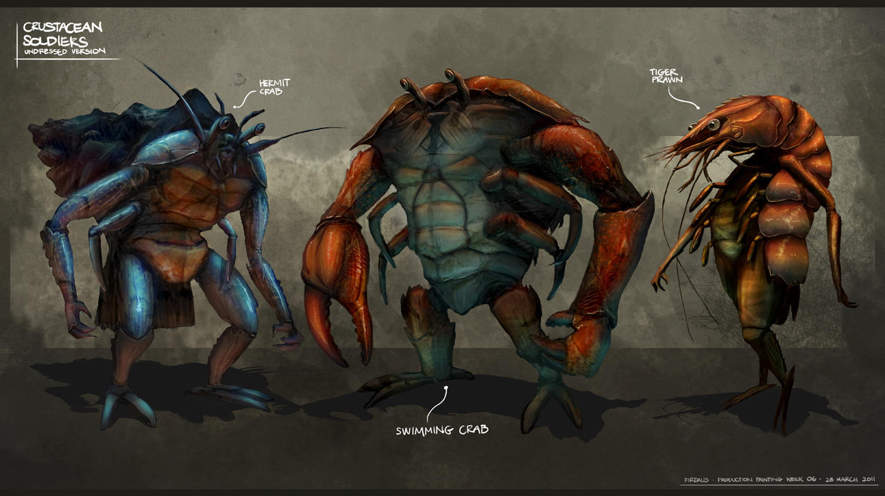 Crustacean Soldiers - Undressed by freakyfir