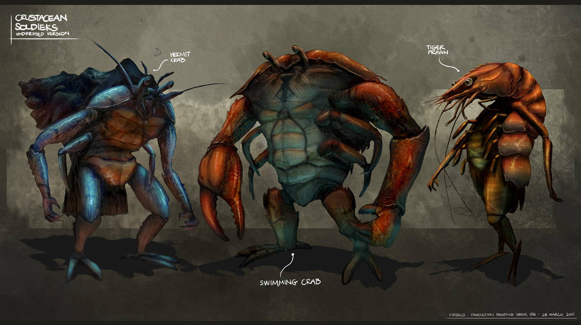 Crustacean Soldiers - Undressed by freakyfir
