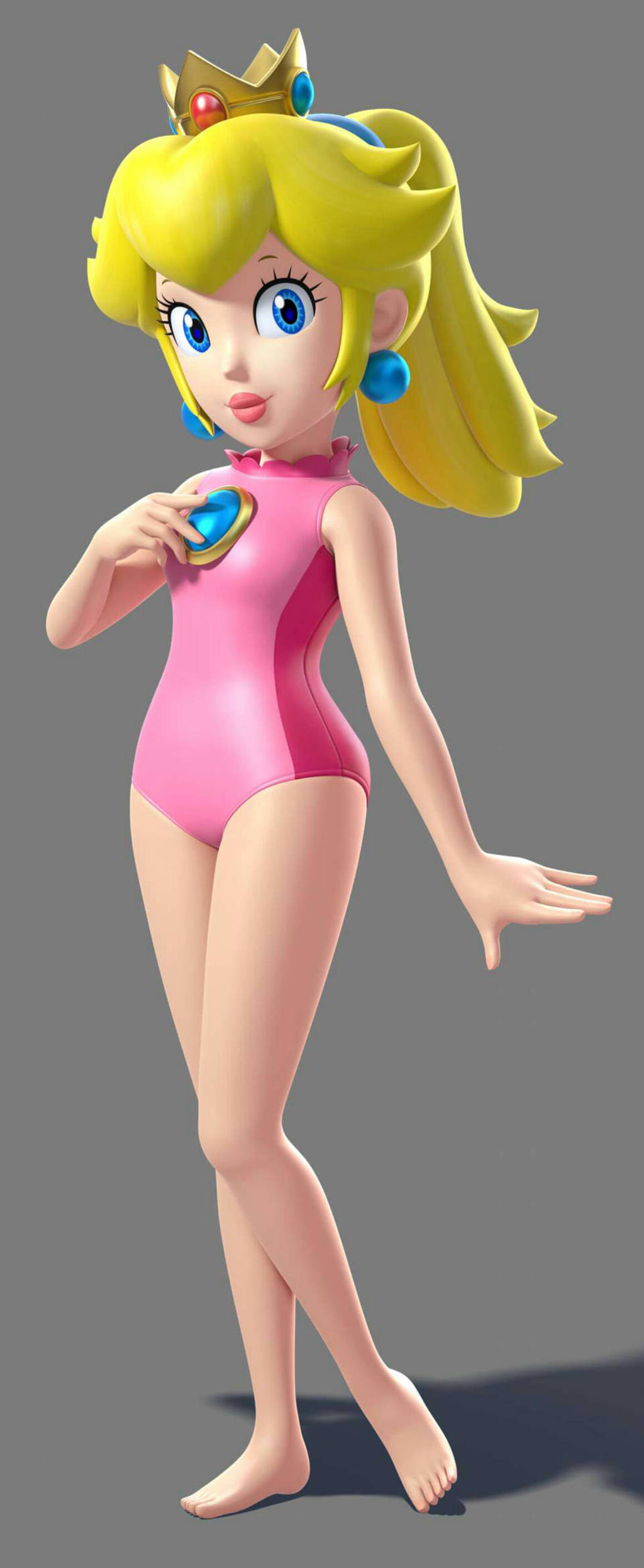 Princess Peach Swimsuit by Kingdomdeath23 on DeviantArt