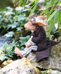 Nym, enjoying our garden by ShirleysStudio