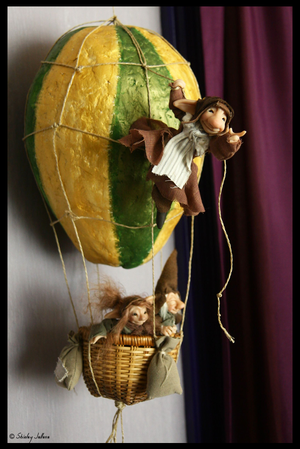 Hot Air Balloon Travelers! by ShirleysStudio Hot Air Balloon Travelers! by ShirleysStudio