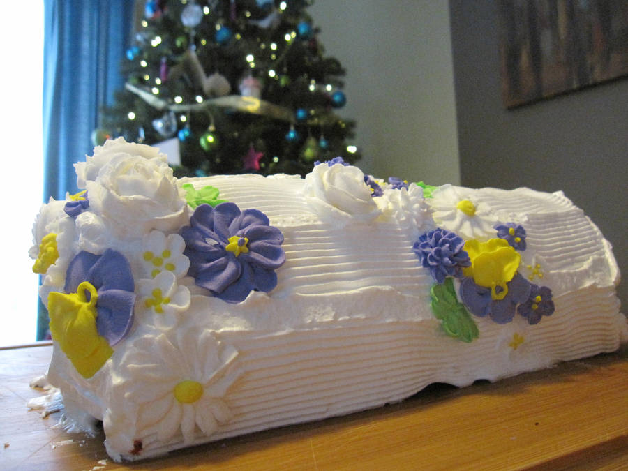 Christmas Spring Log by maytel
