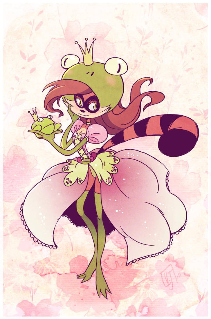 Frog Raccoon Shoujo Strawberry by vern-argh