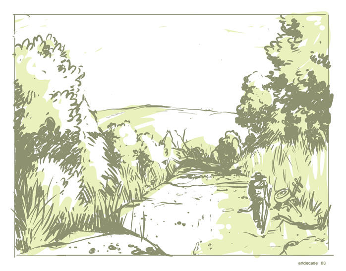the wanderer on the road by kangaroo-beer