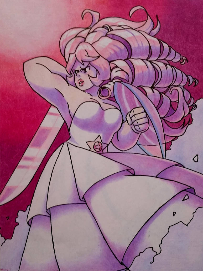 A day late but I did it XD Rose is really fun to draw for me, I love doing her curls. Rose is best girl.