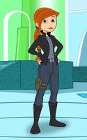 Kim Possible as Agent Lyla by FitzOblong