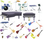 EqG Instrument Accessory Set by SelenaEde