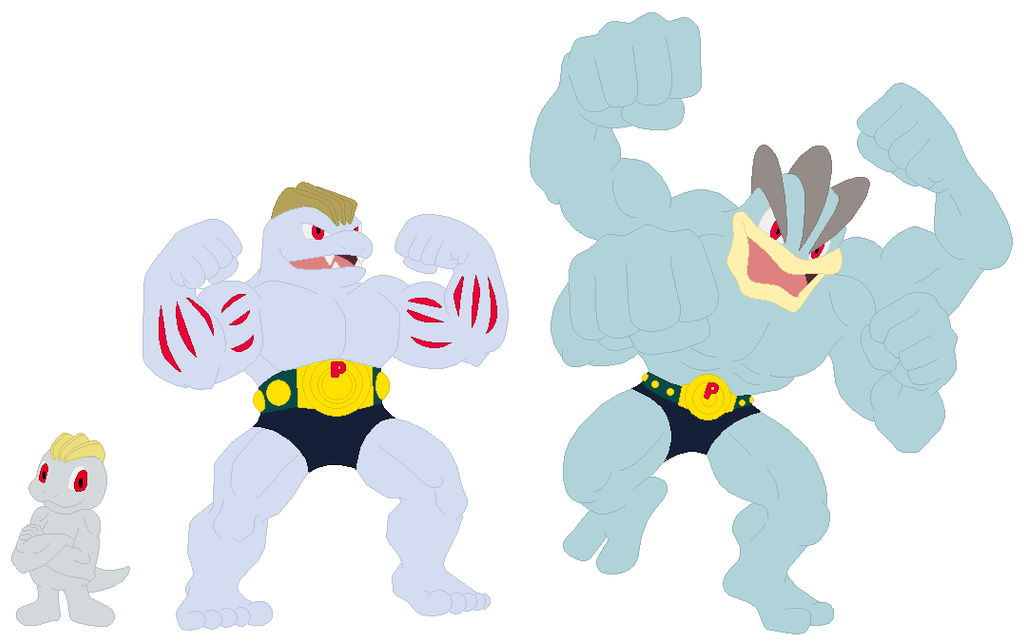 machop machoke and machamp