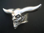 'devils knuckleduster' ring by flintlockprivateer