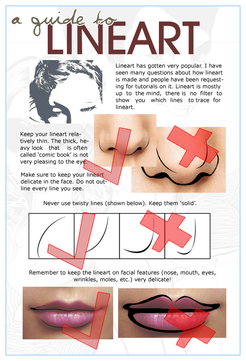 Lineart: Tips and Tricks by pinkmento