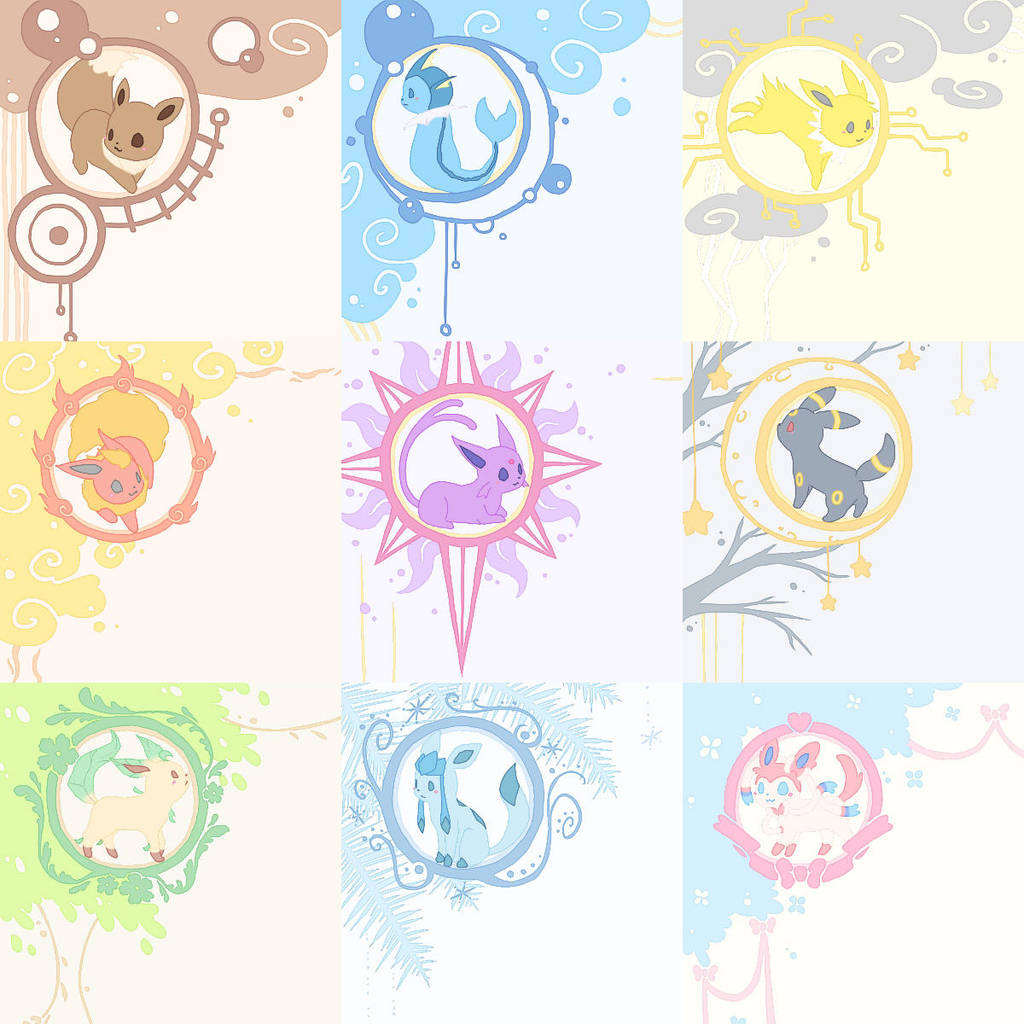 Eeveelution Skins Full Set by 216th