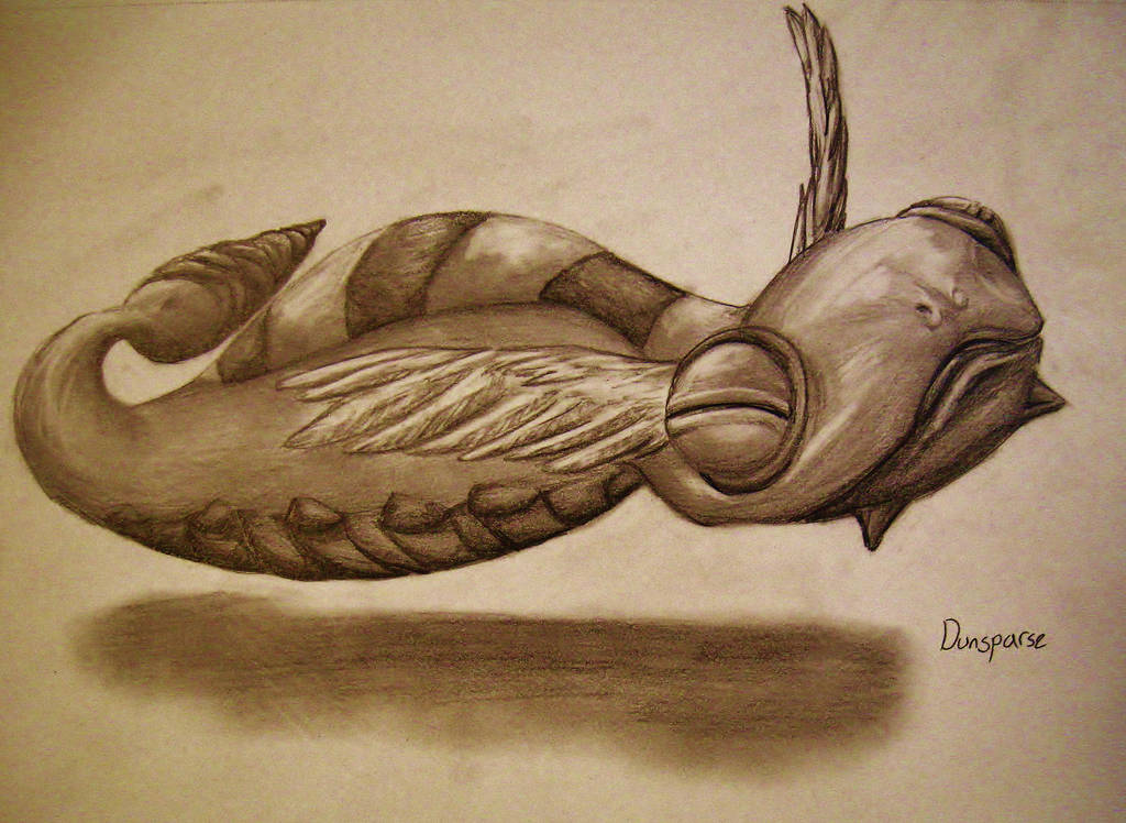 Dunsparce by SpiderMilkshake