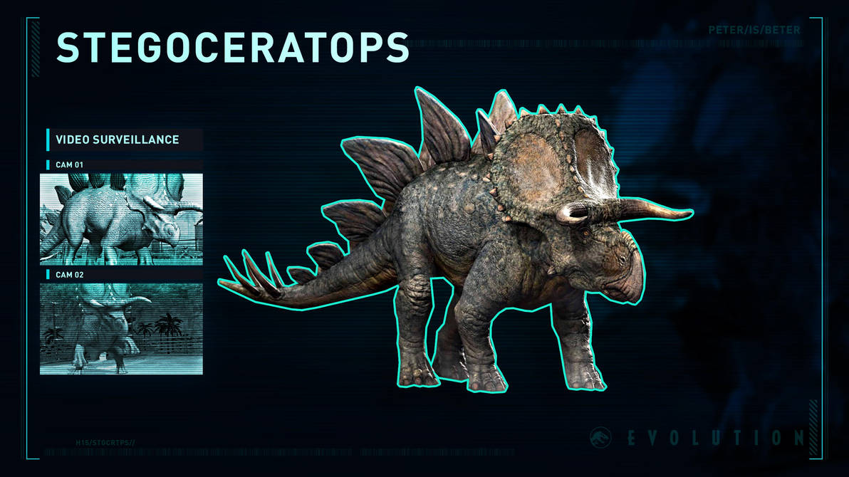 Jurassic World Evolution Stegoceratops by PeterisBeter on DeviantArt
