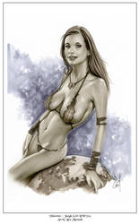 Valentine - Jungle Girl by AlexMirandaArt