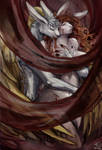 Commission Cindre and Lady by NerezaWorks Commission Cindre and Lady by NerezaWorks