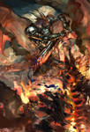 Flames of hate - Commission by NerezaWorks Flames of hate - Commission by NerezaWorks