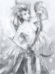 Mermaid Sketch by NerezaWorks Mermaid Sketch by NerezaWorks