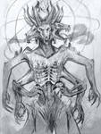 Demon Thing Sketch by NerezaWorks Demon Thing Sketch by NerezaWorks
