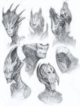 Alien Degins by NerezaWorks Alien Degins by NerezaWorks