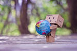 He's got the whole world in his hands by cloduy