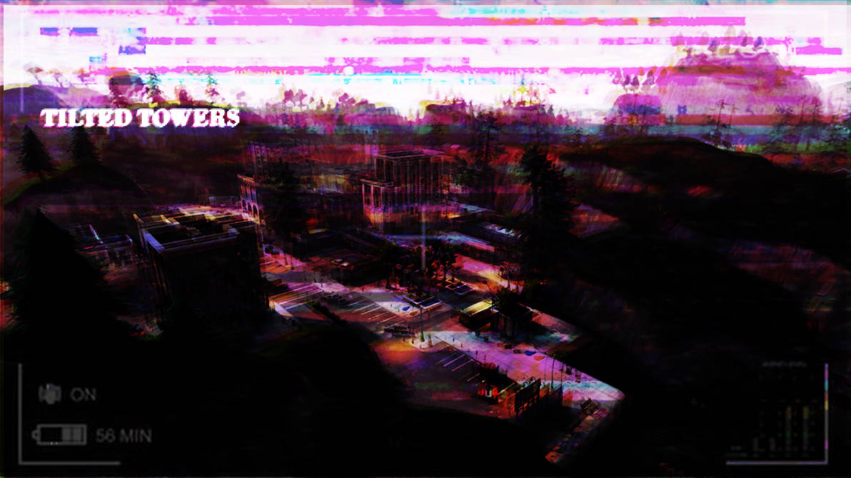 Tilted Towers Aesthetic Lofi Fortnite Wallpaper By Bwestthefox On