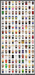 150 Cartoon Friends by thisisanton