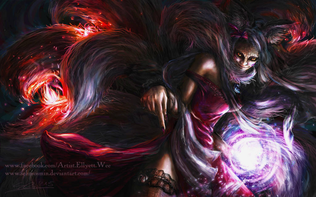Femme Fatale Ahri by Schmosmin