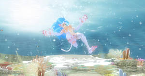 Sinking in for a dip by The-Victor-Catbox