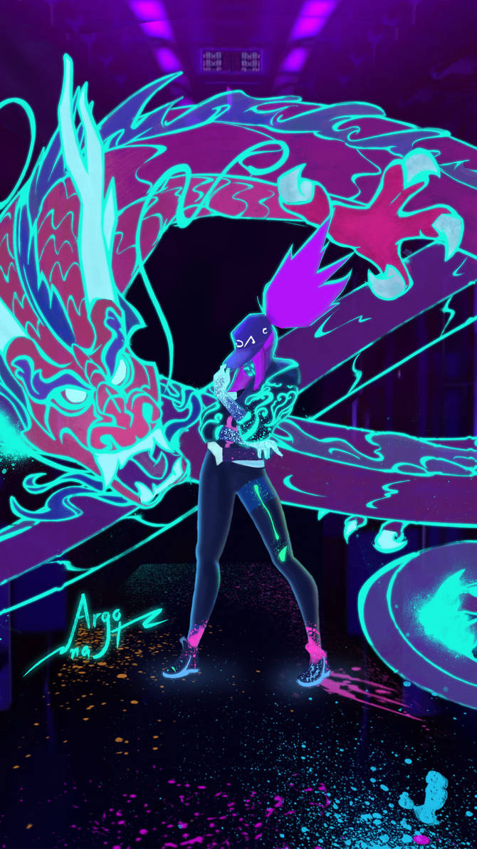 AKALI KDA POPSTARS Phone Wallpaper FULL by Argonaut11 on ...