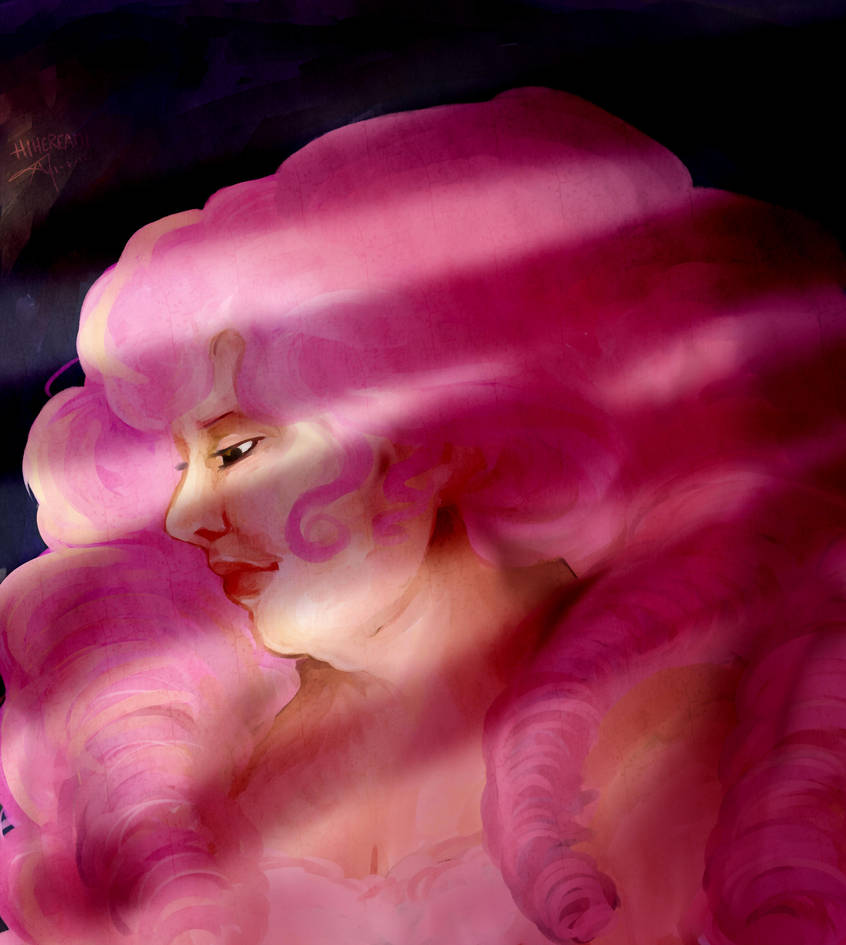 This Rose Quartz portrait, from the Steven Universe animated series, is by far one of the works I'm the most proud of. My inspiration were Mary Cassat's portraits, specially ''Portrait of Madame Si...