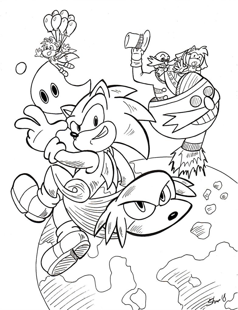 Sonictober - 03 - Alternate Universe by Sea-Salt
