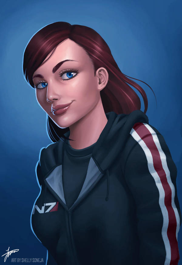 Commander Shepard Commission by Sh3lly