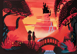 pink fantasy world by Vijolea pink fantasy world by Vijolea