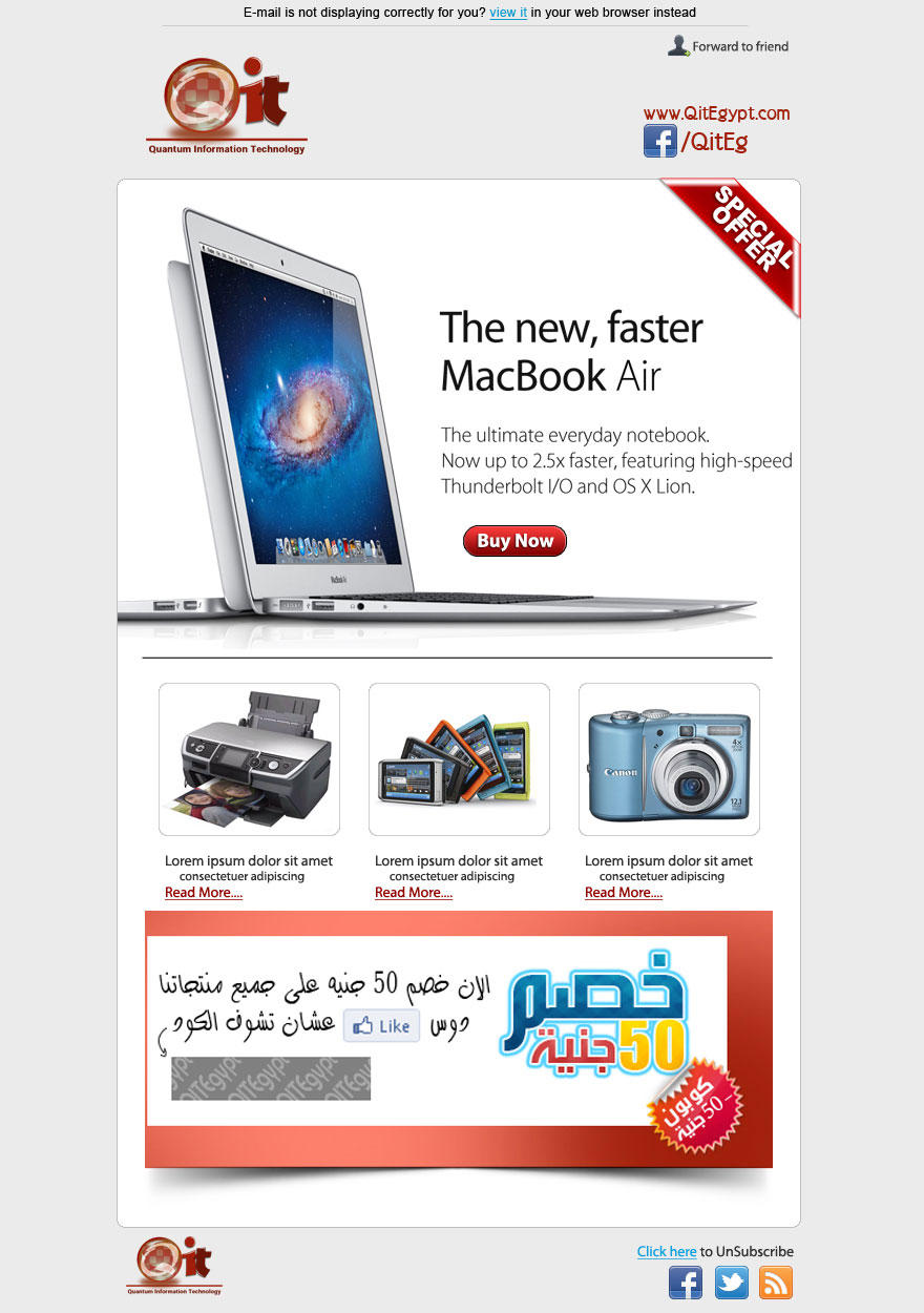 QIT Egypt newsletter by osmanassem