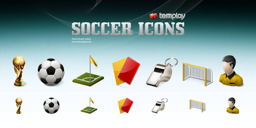 Soccer Icons by templay-team