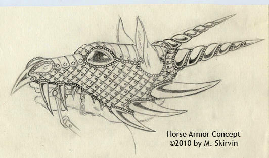 Horse Armor Concept by M-Skirvin