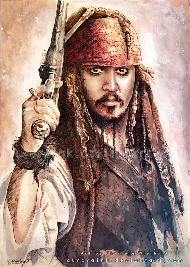 Jack Sparrow by RoryonaRainbow